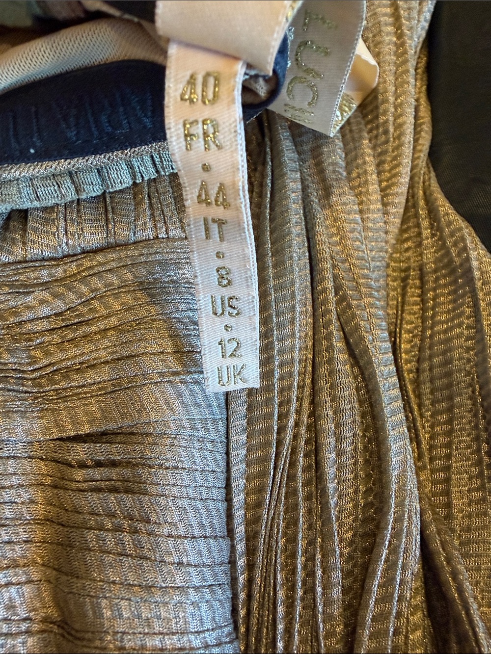 Maria Lucia Hohan Formal Wedding Cocktail Champagne Long Evening Dress. - Picture 10 of 10